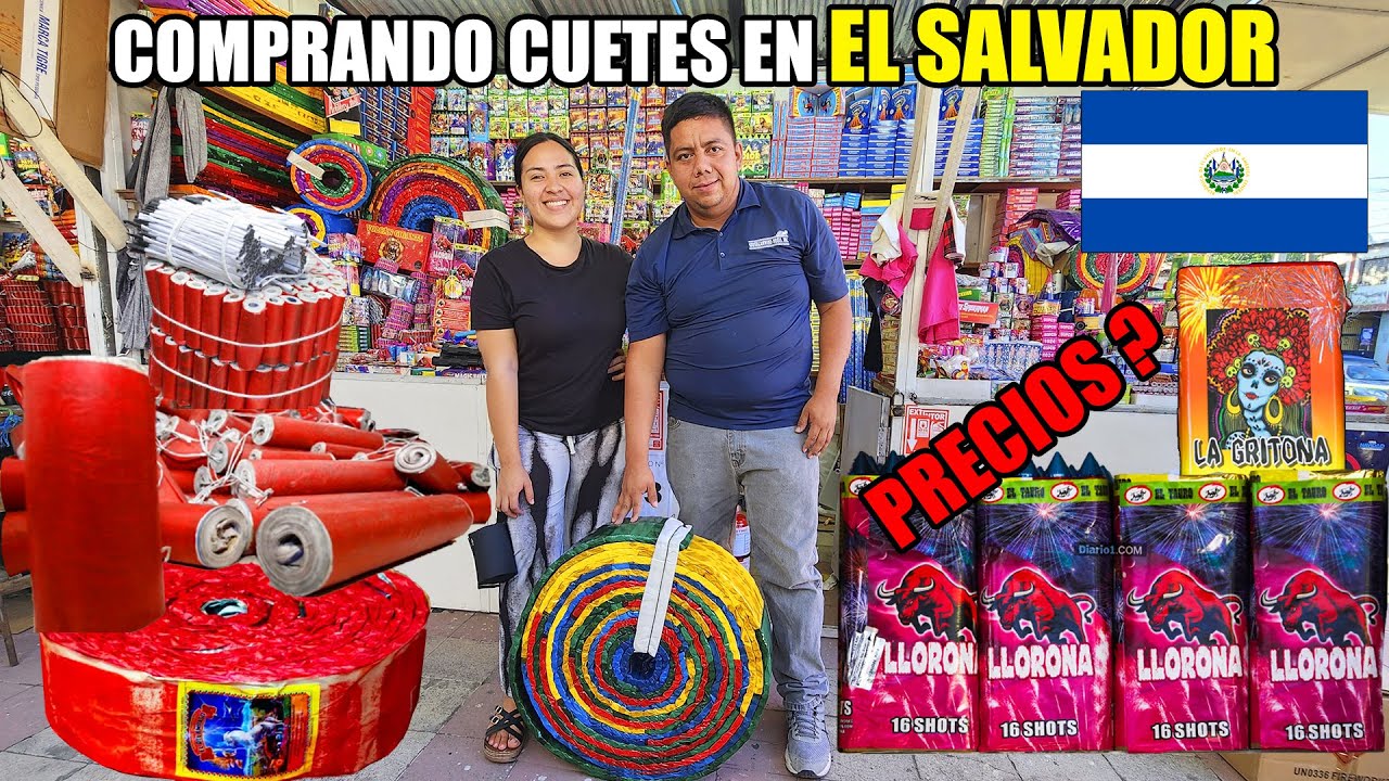 PRECIO DE LOS CUETES, MORTEROS Y FUEGOS ARTIFICIALES EN EL SALVADOR 😱