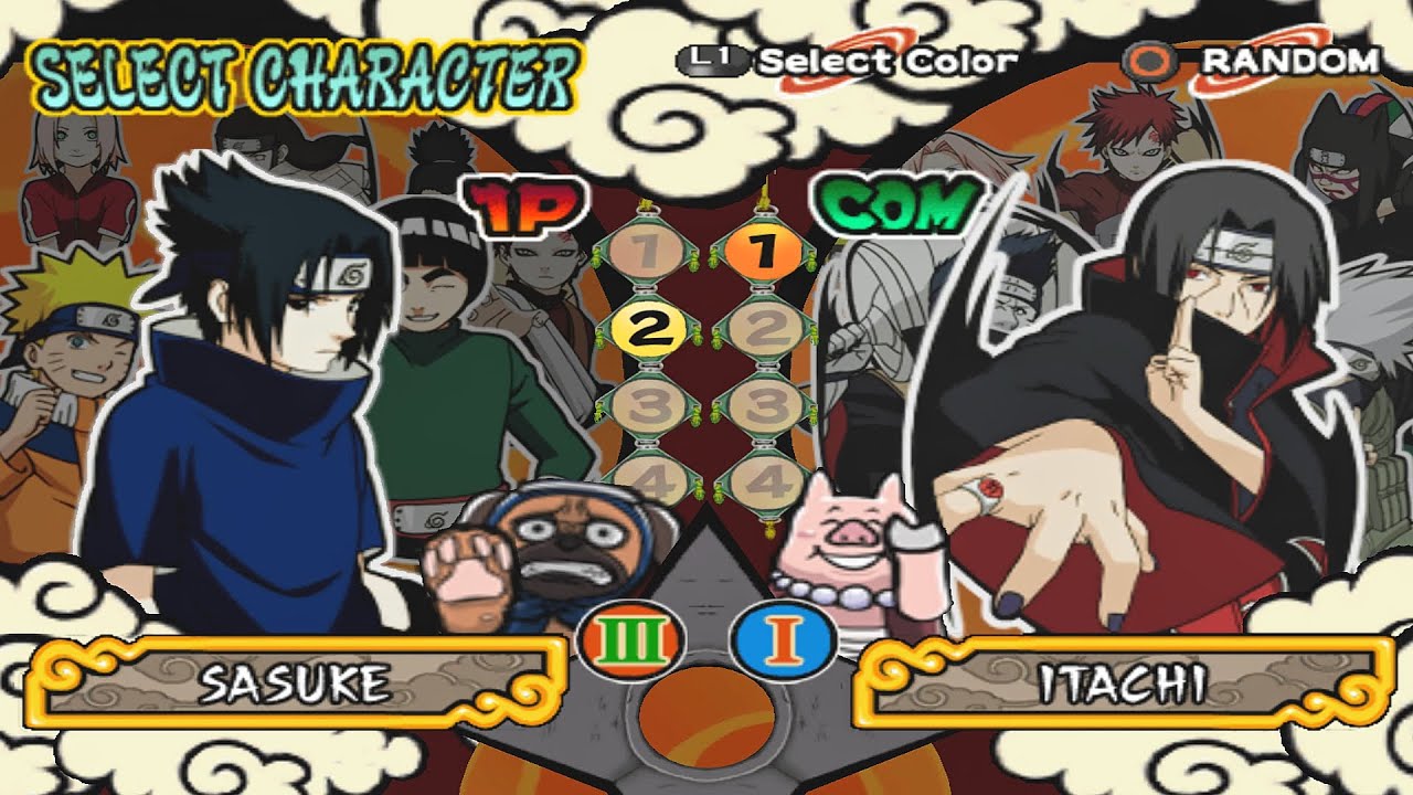 Sasuke VS Akatsuki (INSANE) - Naruto Shippuden Ultimate Ninja 4