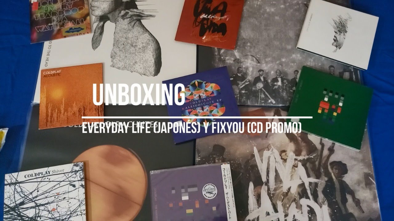 UNBOXING DISCOS DE COLDPLAY