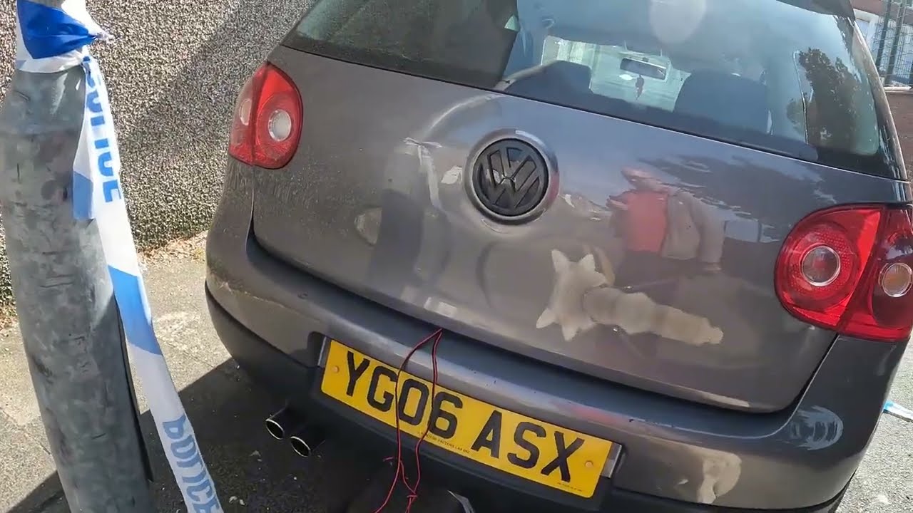 DVLA Clamping untaxed vandalized Cars in Barrow.