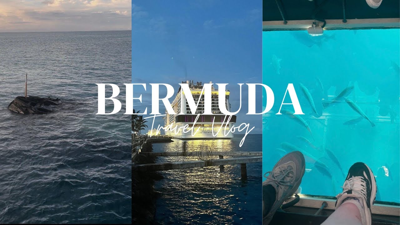 Island nation of Bermuda! Sunset glass bottom boat + ship wreck!! MSC Meraviglia Cruise - Ep.56