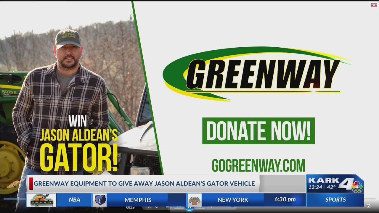 Greenway Equipment to Give Away Jason Aldean&rsquo;s Gator Vehicle