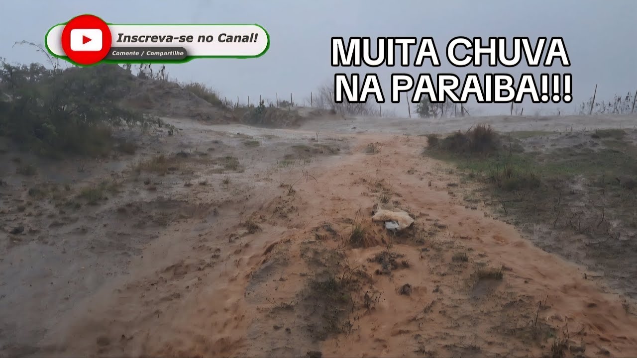 AMANHECENDO O DIA COM MUITA CHUVA NA PARAIBA!!! 20/01/2026. 🏜📹☔️
