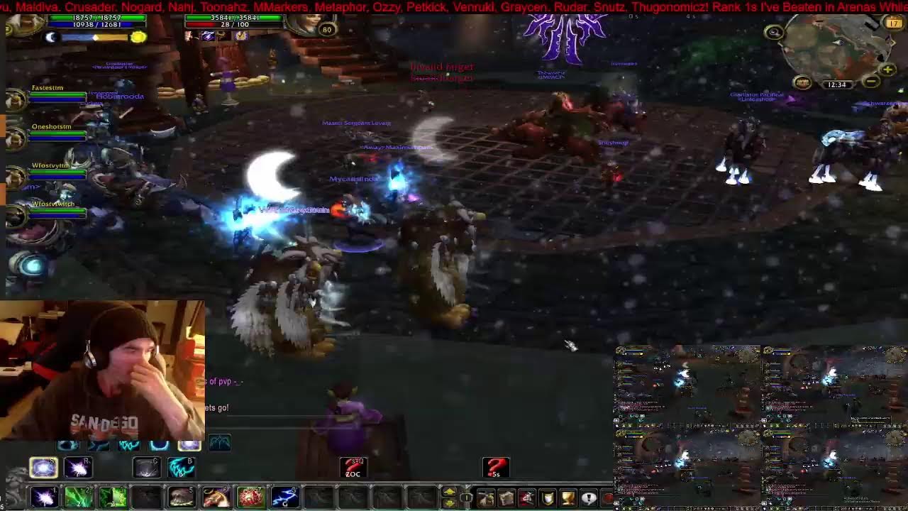 Rank 1 Multiboxer Warmane MULTIBOXING 5 DRUIDS