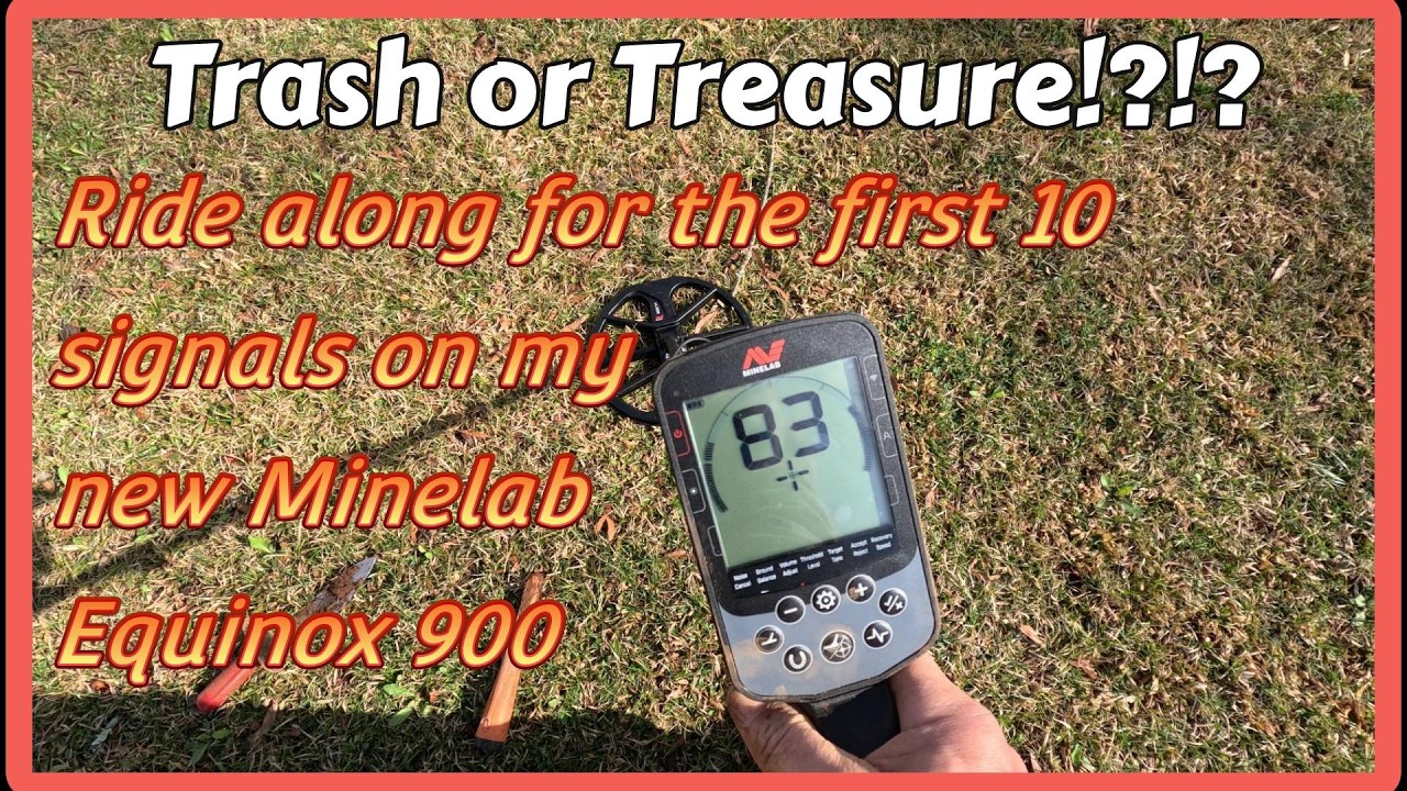 My very first 10 targets on the Minelab Equinox 900 #metaldetecting #minelab #trashortreasure