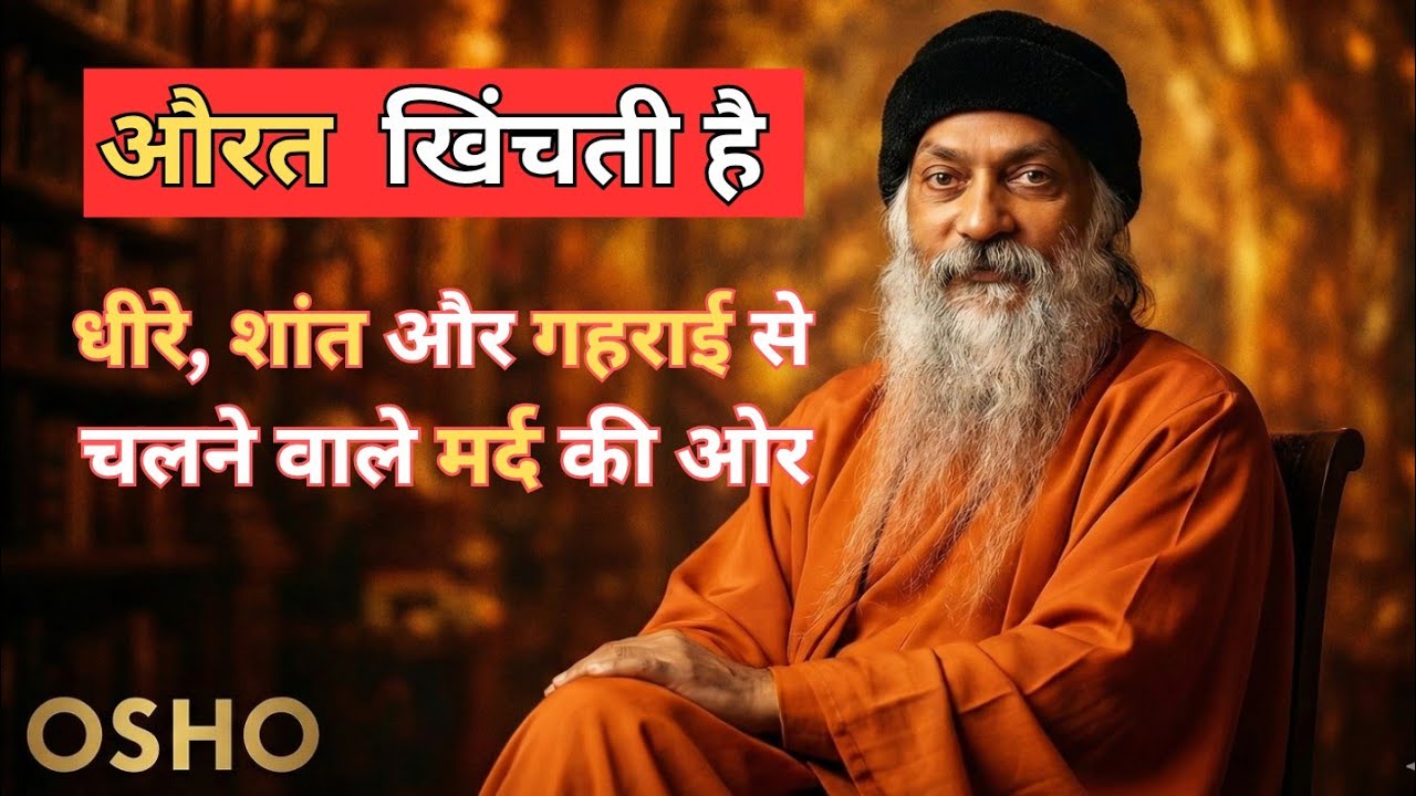 ओशो - क्यों औरत तब पिघलती है जब मर्द ‘धीरे’ चलता है | Osho Inspired relationship psychology 
