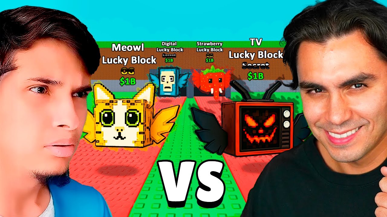 BATTLE LUCKY BLOCK VS PROBLEMS in STEAL A BRAINROT