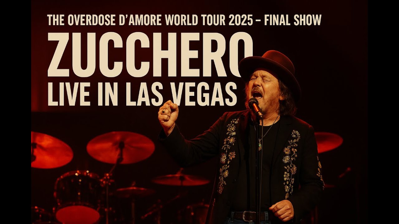 Zucchero &ldquo;Sugar&rdquo; Fornaciari &ndash; Overdose D&rsquo;Amore World Tour 2025 &ndash; Live in Las Vegas (Final Show)