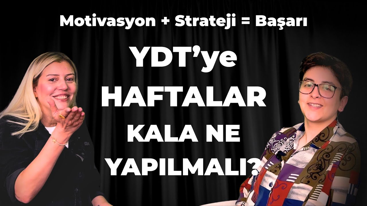 YDT’ye Son Haftalarda Nasıl Hazırlanmalı? (Panik Yok, Strateji Var!) | Deniz PINAR ile Podcast #ydt