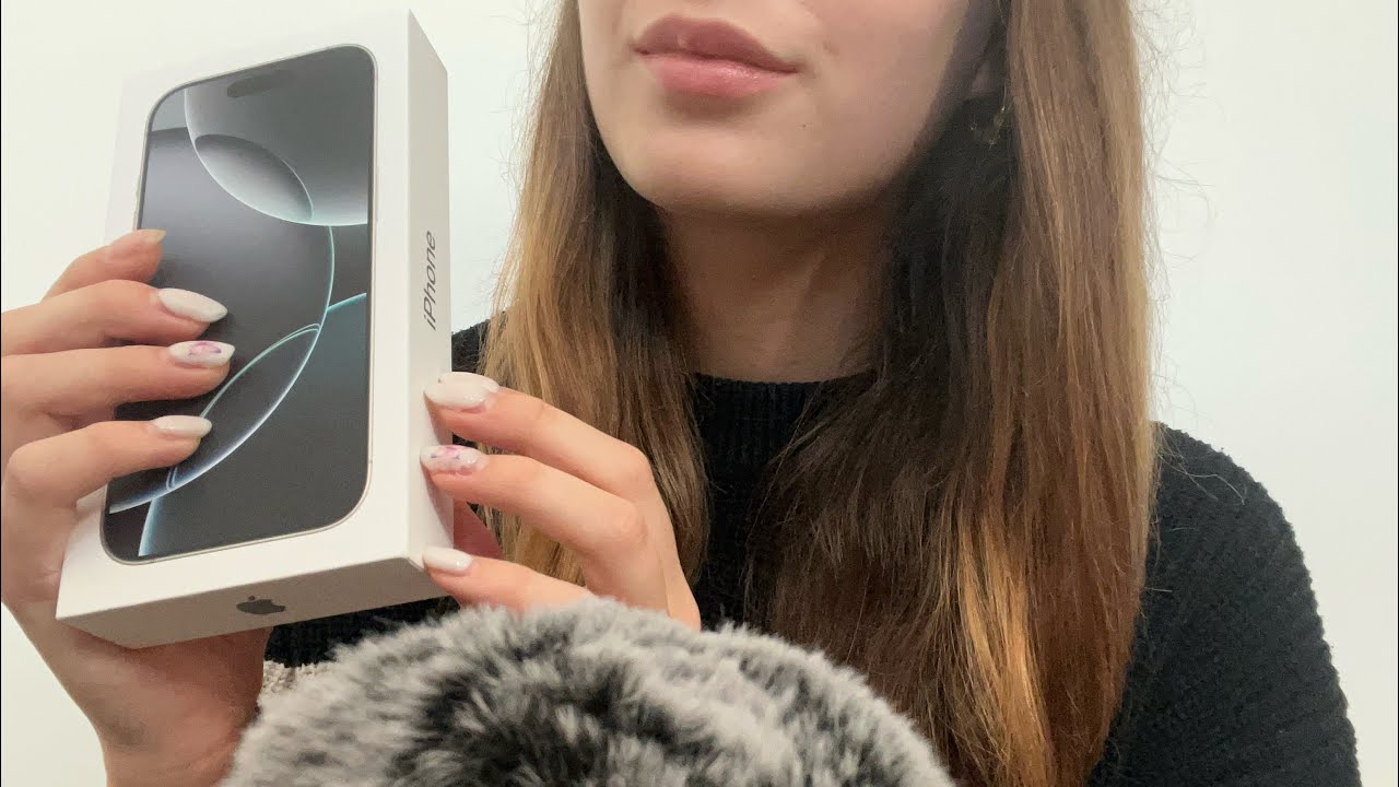 ASMR SUOMI | Iphone 16 pro unboxaus🤍 naputtelua & höpöttelyä