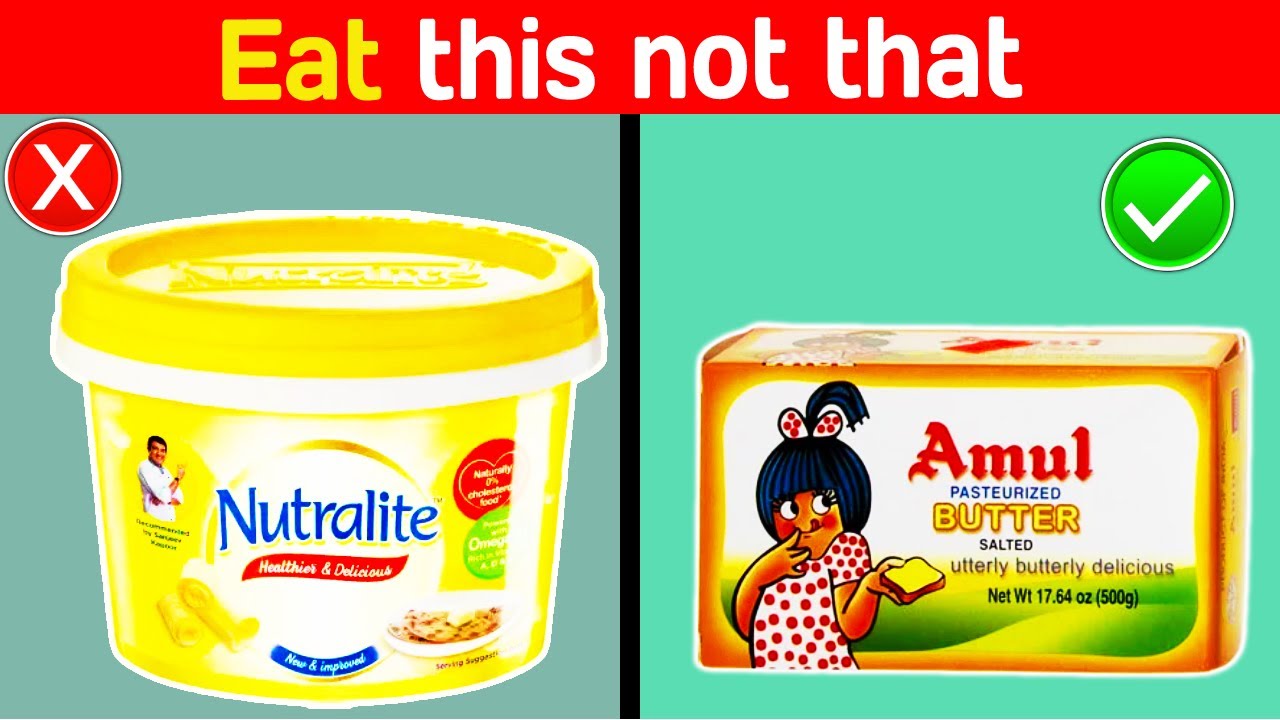 Amul butter vs nutralite fat spread #health #healthybutter