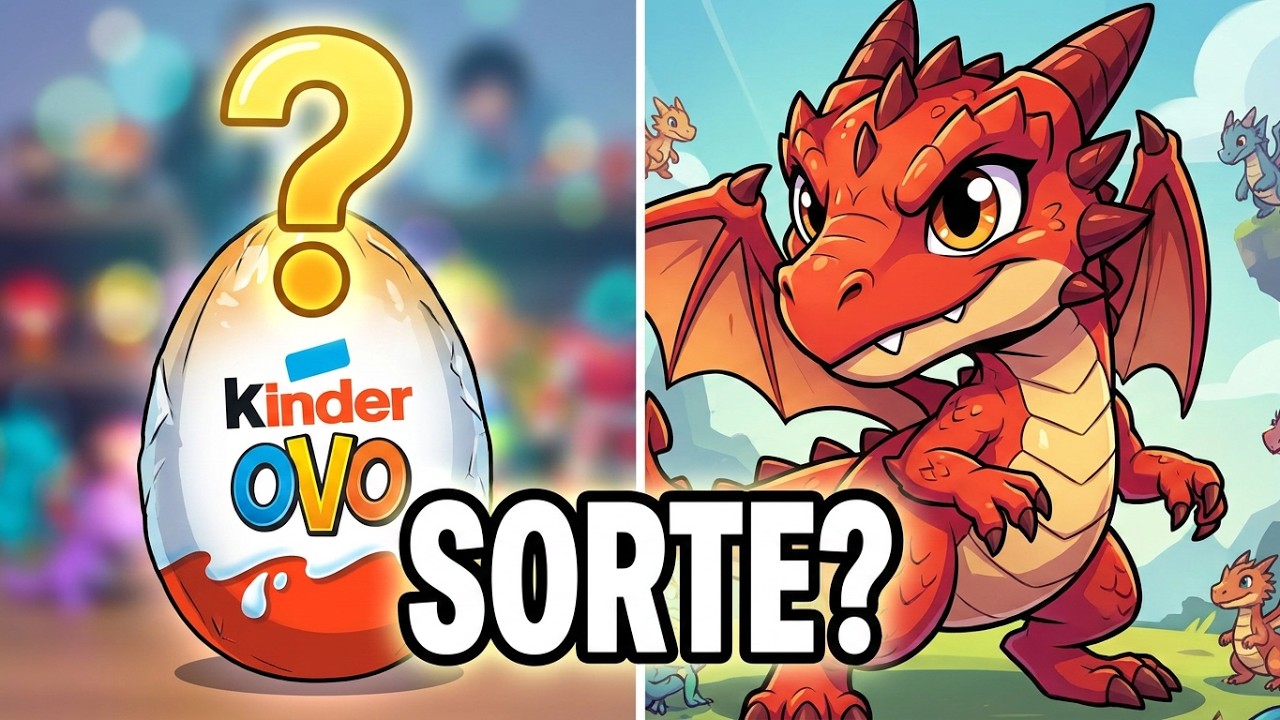 🐉🔥 [UNBOXING] KINDER OVO – EDIÇÃO DRAGÃO EP.03 🥚✨ VEIO REPETIDO? + UNBOXING DA GANHADORA 4K 🎉🎁