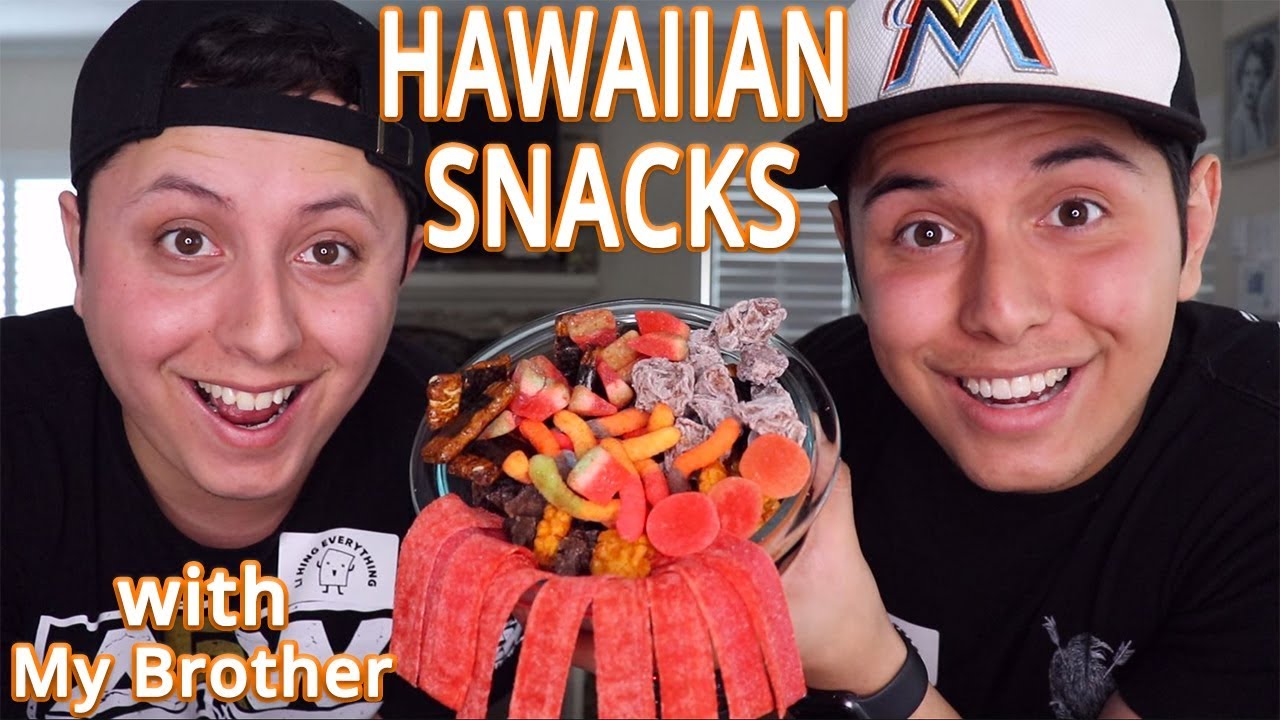 ASMR | Eating Hawaiian Snacks W/ My Brother!