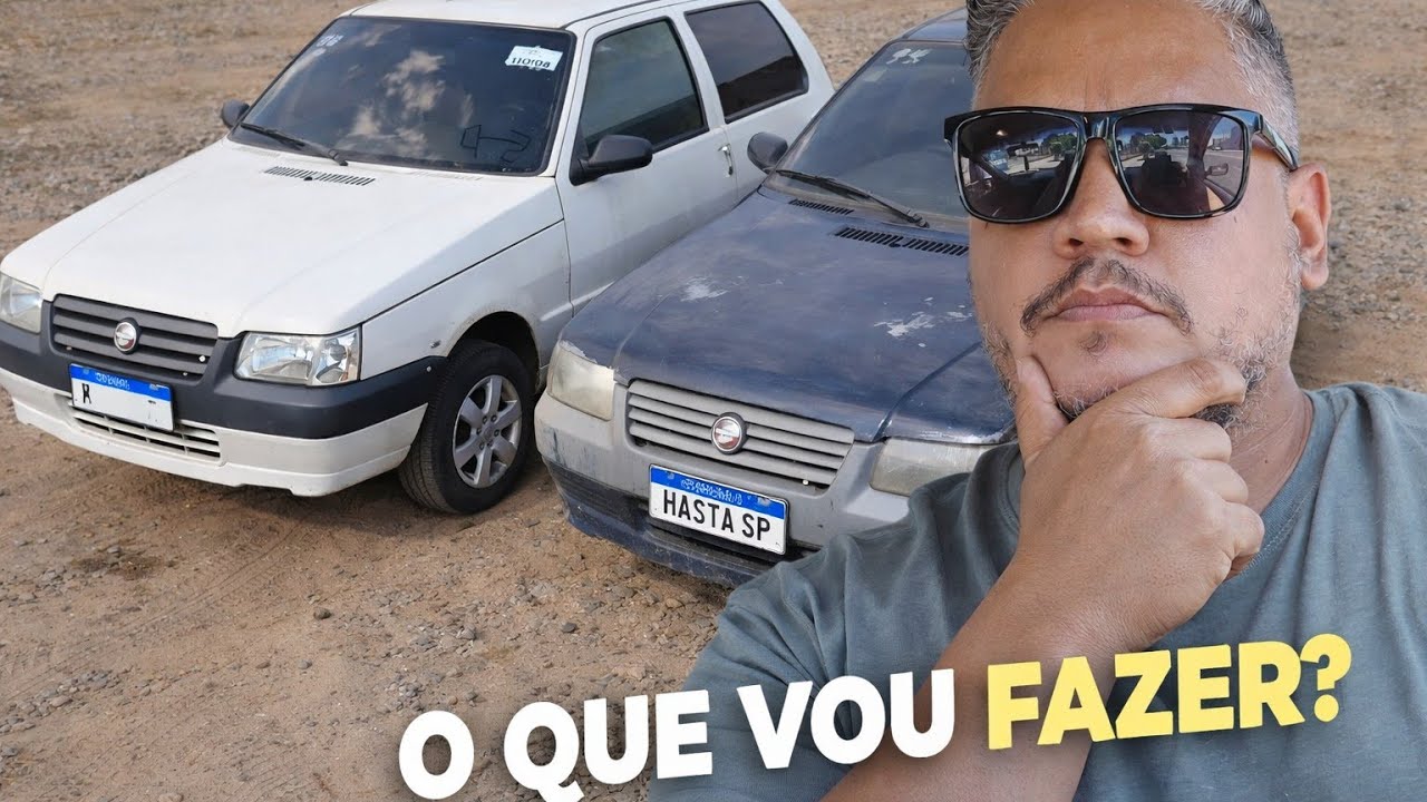 Decidi o que fazer com os UNO Mille do Leilão HASTA SP