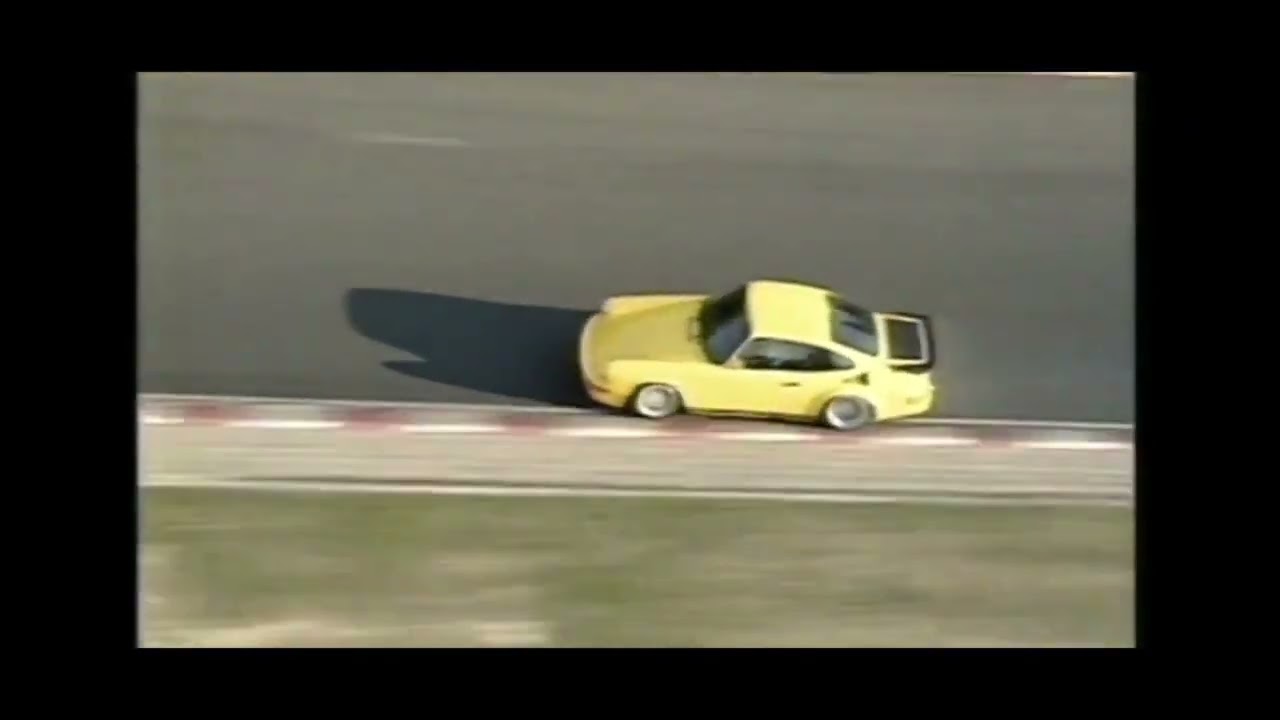 Vintage Porsche Montage - RUF CTR Yellowbird Nurburgring '87