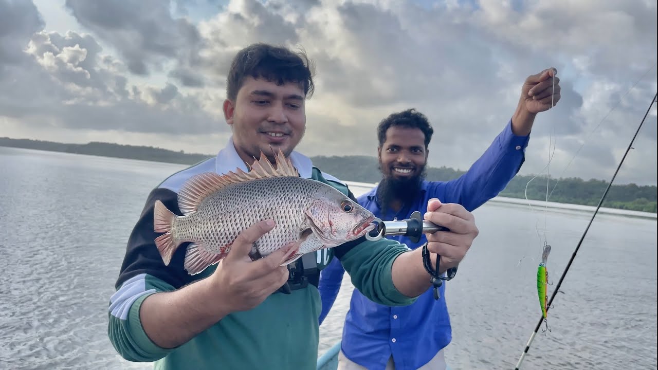 Snapper fishing in river|| ​⁠ Amazing lure for snappers || ​⁠@bablusolkar