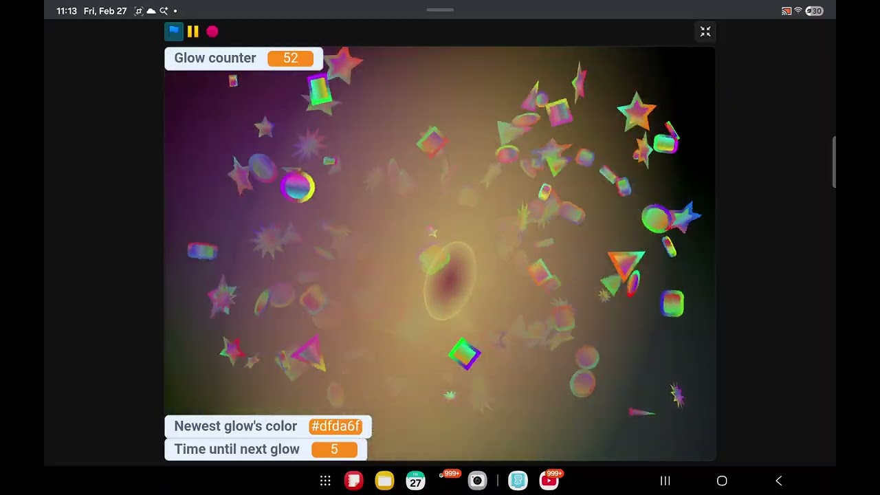 012: the glowing and the orbits