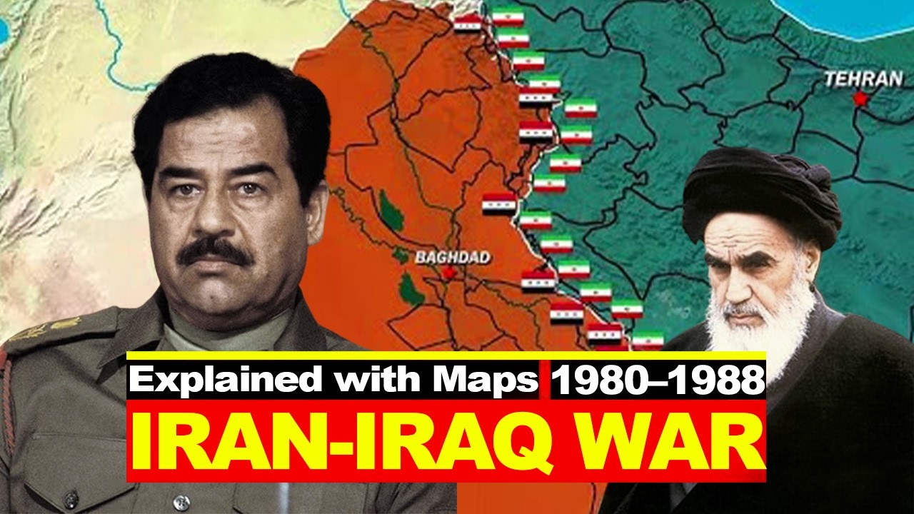 Iran-Iraq War (1980-1988) Explained with Maps and 3D Animation
