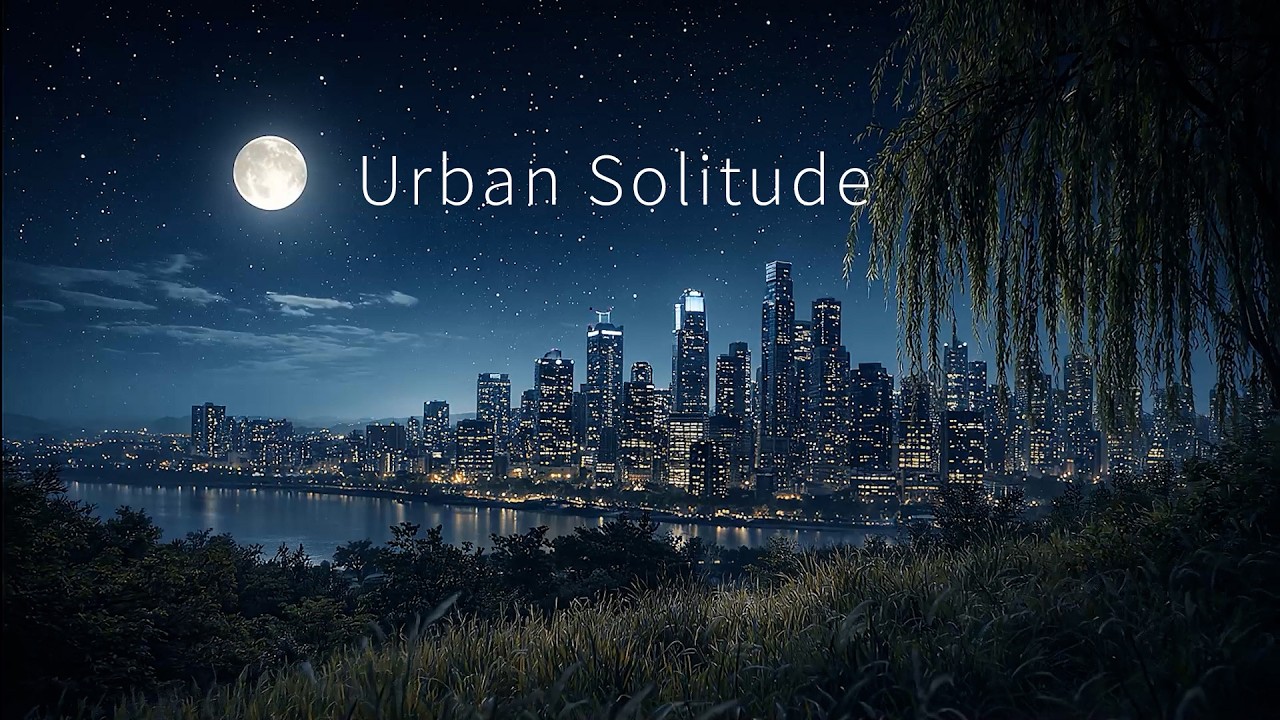 [Insomnia Relief]  Skyline Echoes 🏙️ Watching the World Sleep from the Riverbank