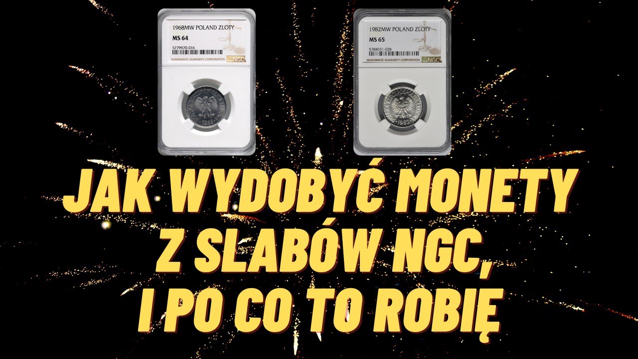 Jak wydobyć monety z slab&oacute;w NGC, i po co to robię.