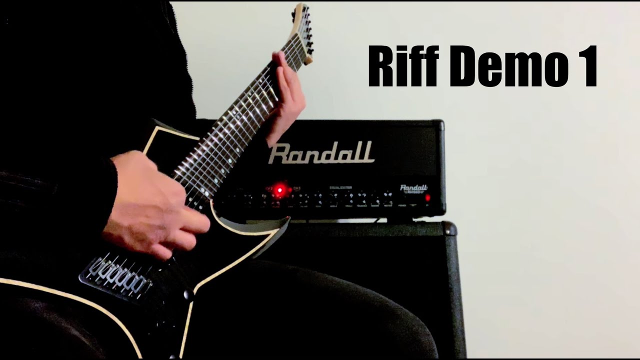 Ormsby Metal X 7 String with the Randall Amp Head/Marshall Cabinet (Signal Chain in Description)