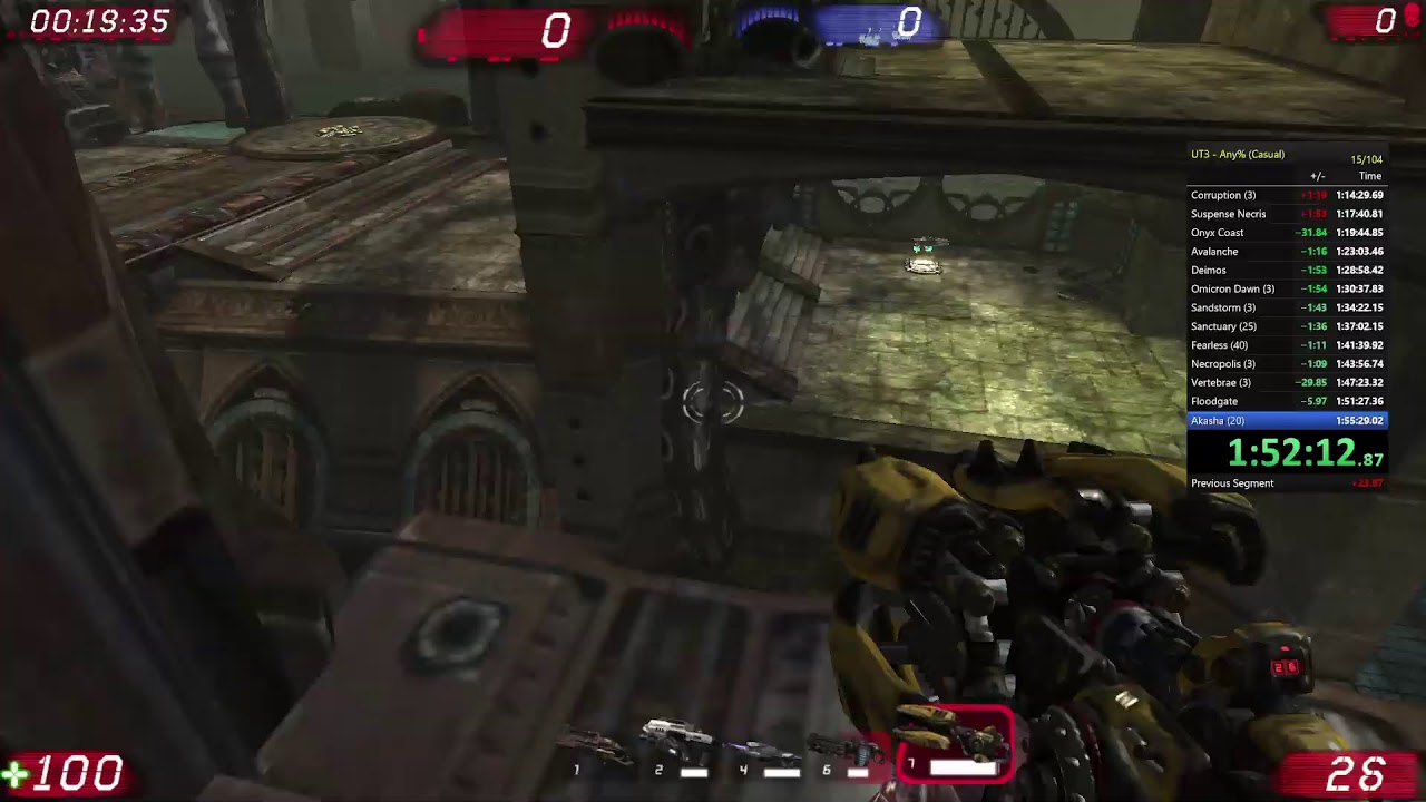 Unreal Tournament 3 speedrun in 1:54.59.01 Former World Record