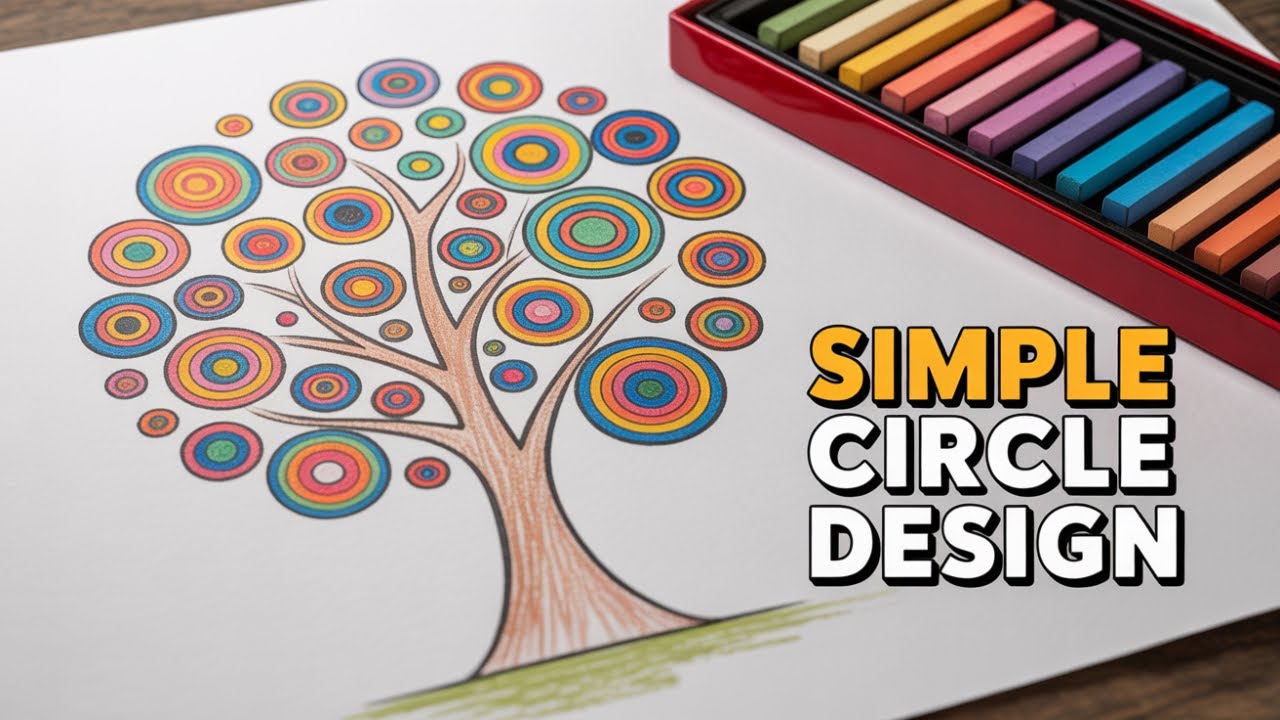 How To Draw A Rainbow Tree Step By Step!