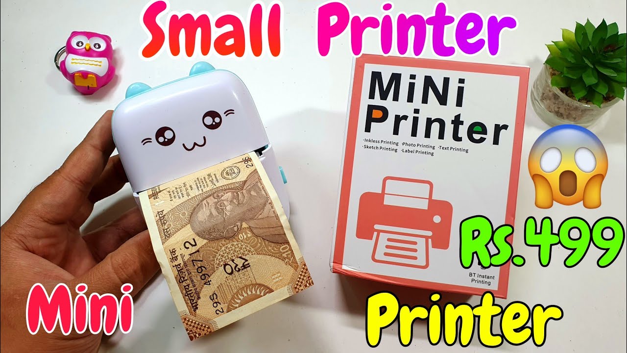 Pocket Mini Printer | Best Wireless Printer | Portable Mini Printer | Small Thermal Printer