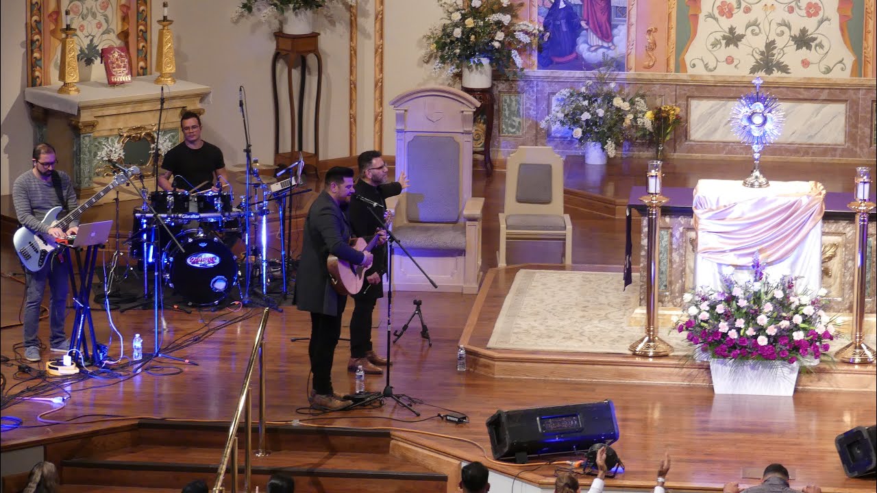 Jesse Demara, en  Concierto + testimonio + Exposición del Santisimo Jesús Eucaristía