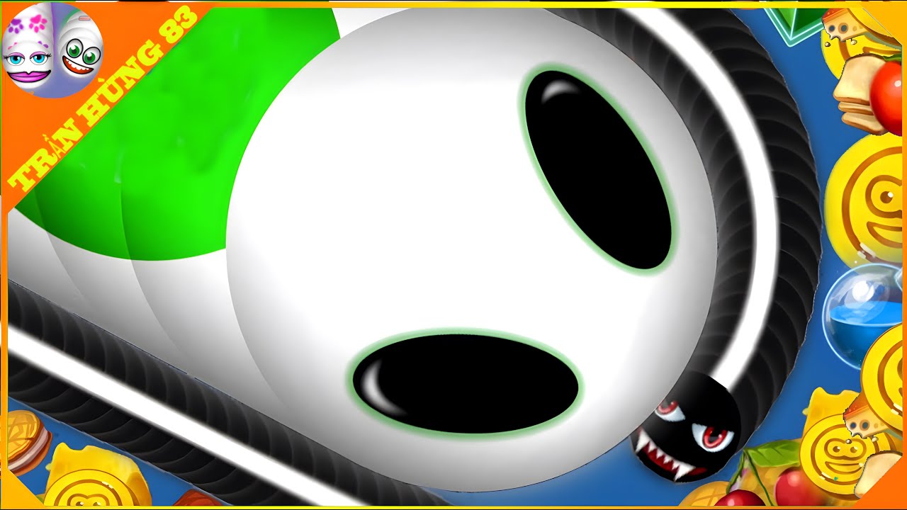🐍WORMSZONE.IO | GIANT SLITHER SNAKE TOP 01 / Epic Worms Zone Best Gameplay! | Trần Hùng 83