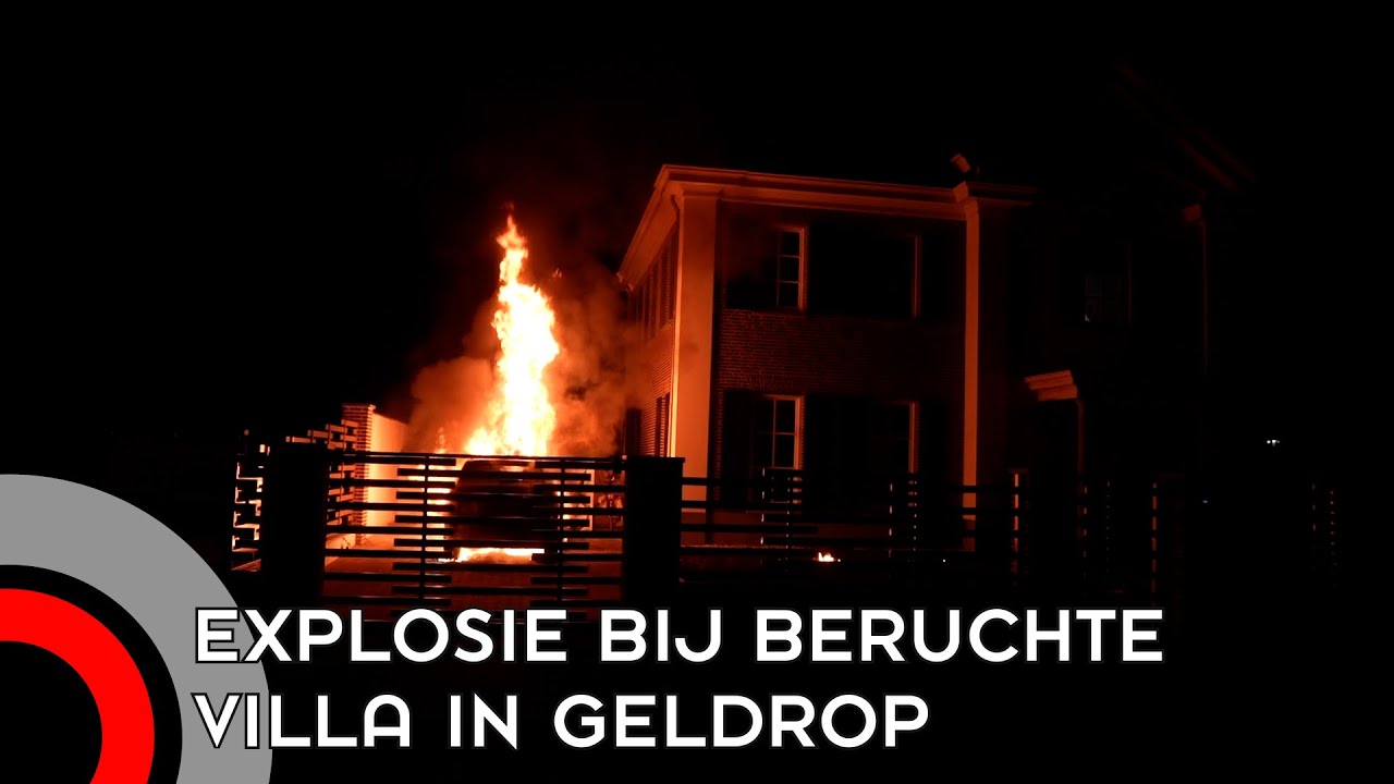 Explosie bij beruchte villa in Geldrop, vier personen vluchten huis uit