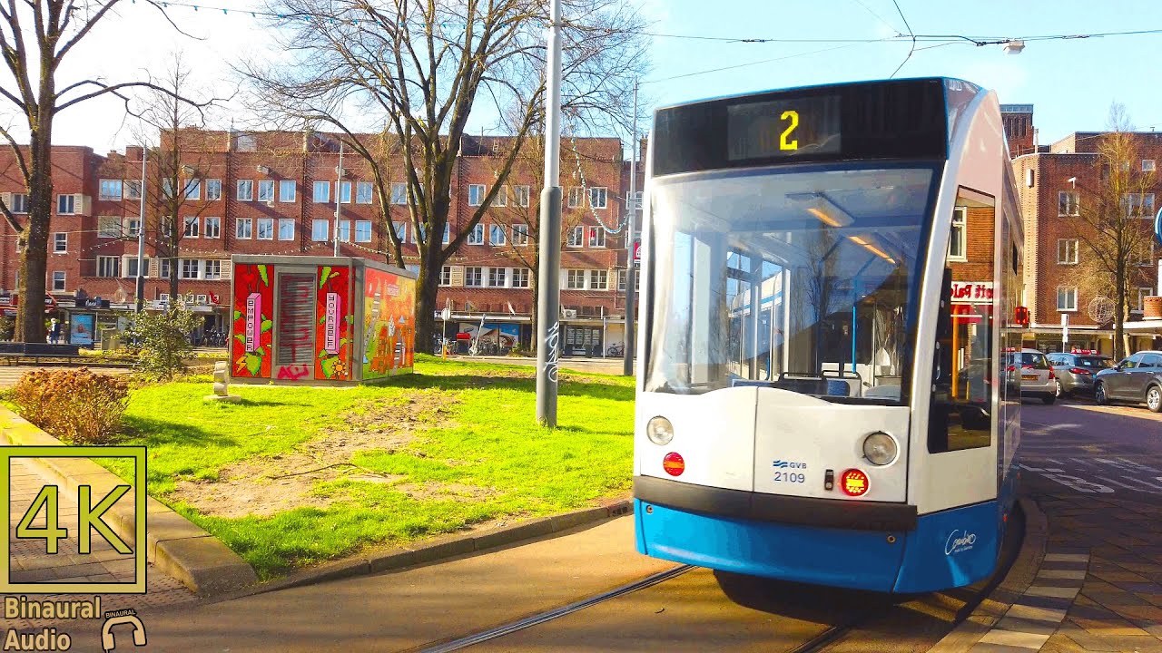 Amsterdam Tram 2 | Central Station, van Gogh Museum, The Vondelpark, Canals, Rijksmuseum