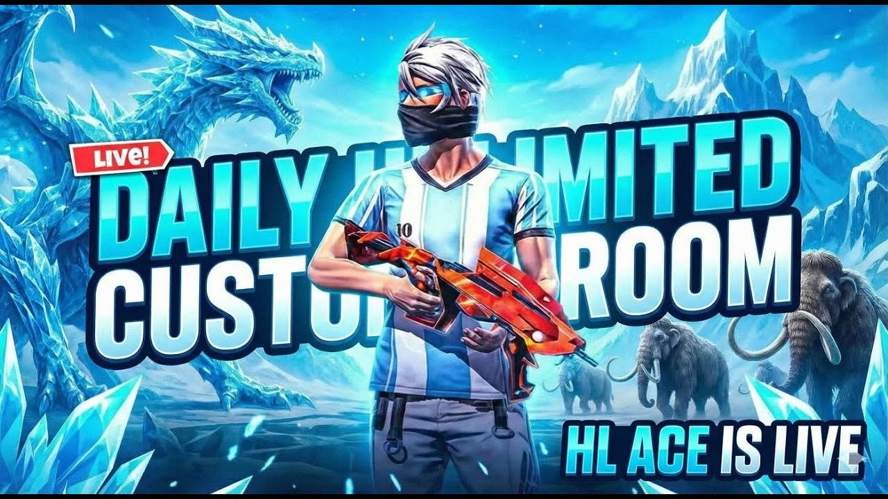 🔴 FREE FIRE LIVE 🔥 PC GAMEPLAY | RUSH + CUSTOM | ROAD TO 20K 😈DC ACE IS LIVE