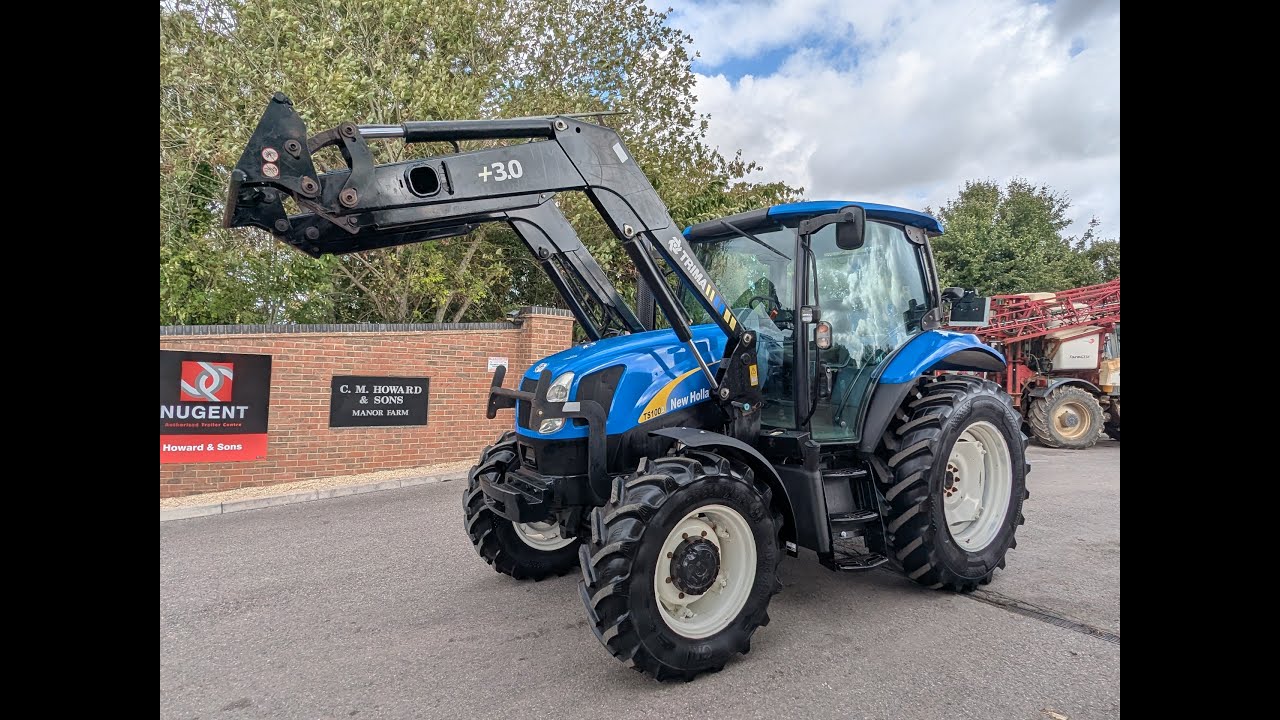 NEW HOLLAND TS100A LOADER TRACTOR WALKAROUND