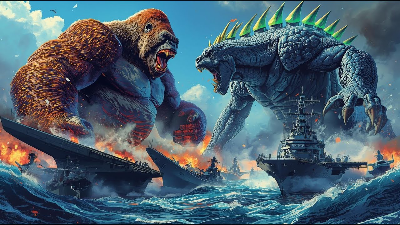 KONG vs GODZILLA – The Ocean War | Epic Cinematic Battle