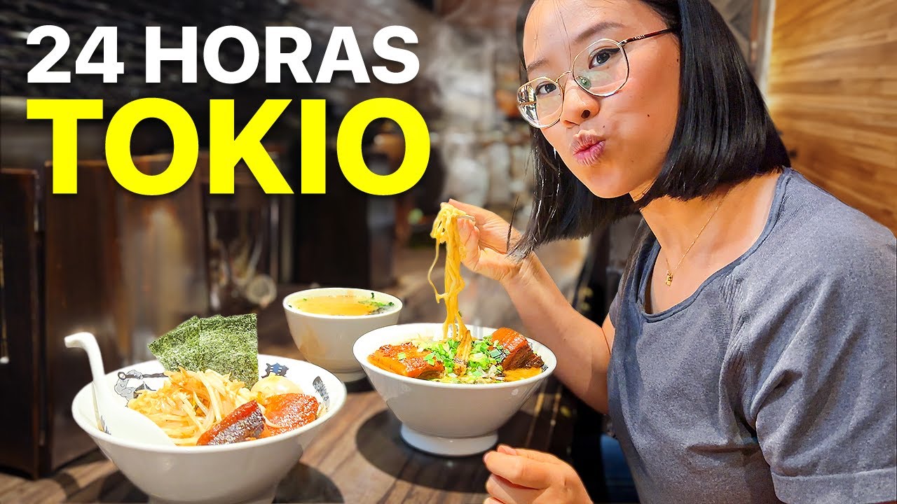 24 HORAS Comiendo en JAPÓN (Tokio)