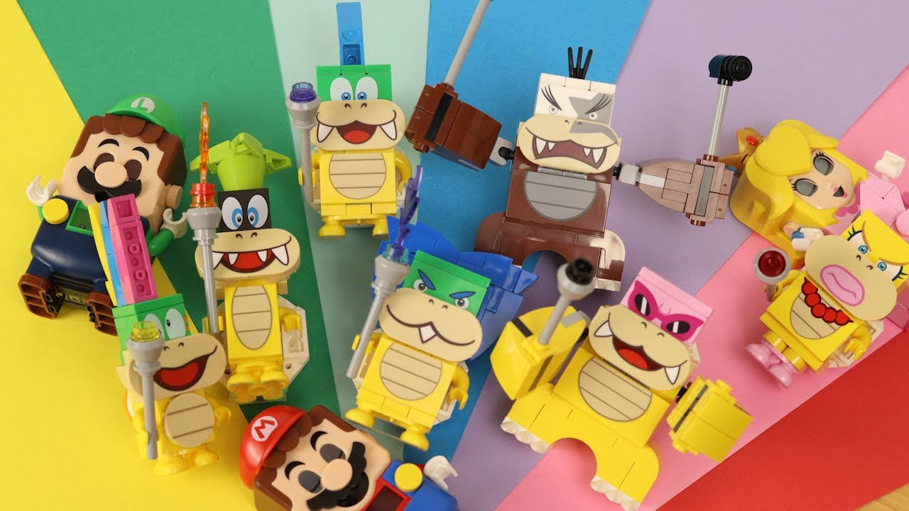 Lego Super Mario The Koopalings Character Speed Build!! /コクッパ７人衆大集合!!
