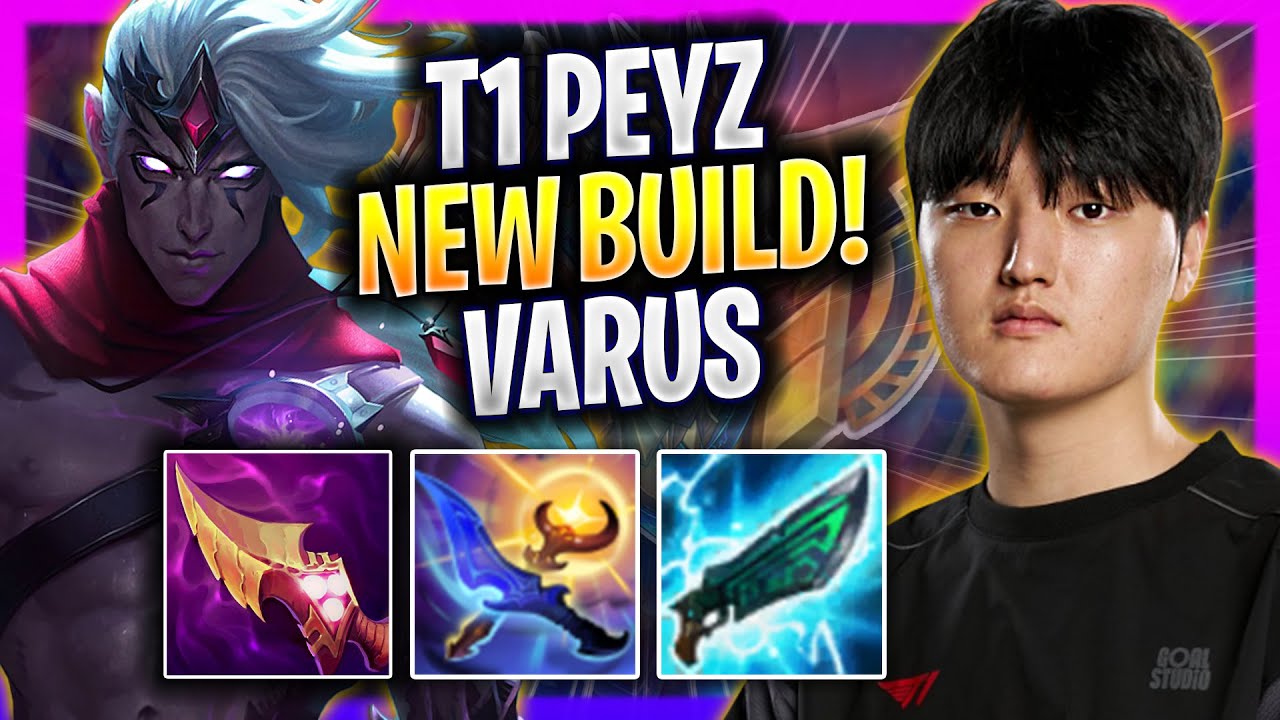 T1 PEYZ TRIES NEW VARUS BUILD! - T1 Peyz Plays Varus ADC vs Aphelios! | Season 2026