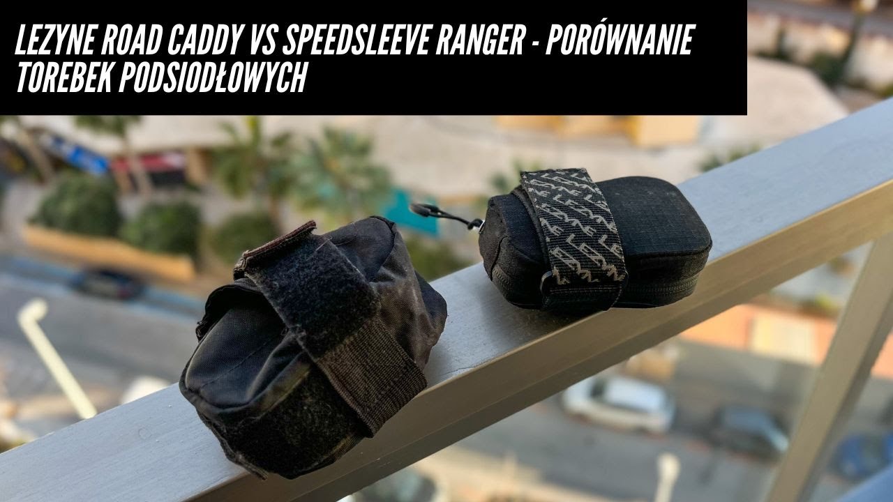Lezyne Road Caddy vs Speedsleev Ranger Small - porównanie małych toreb podsiodłowych