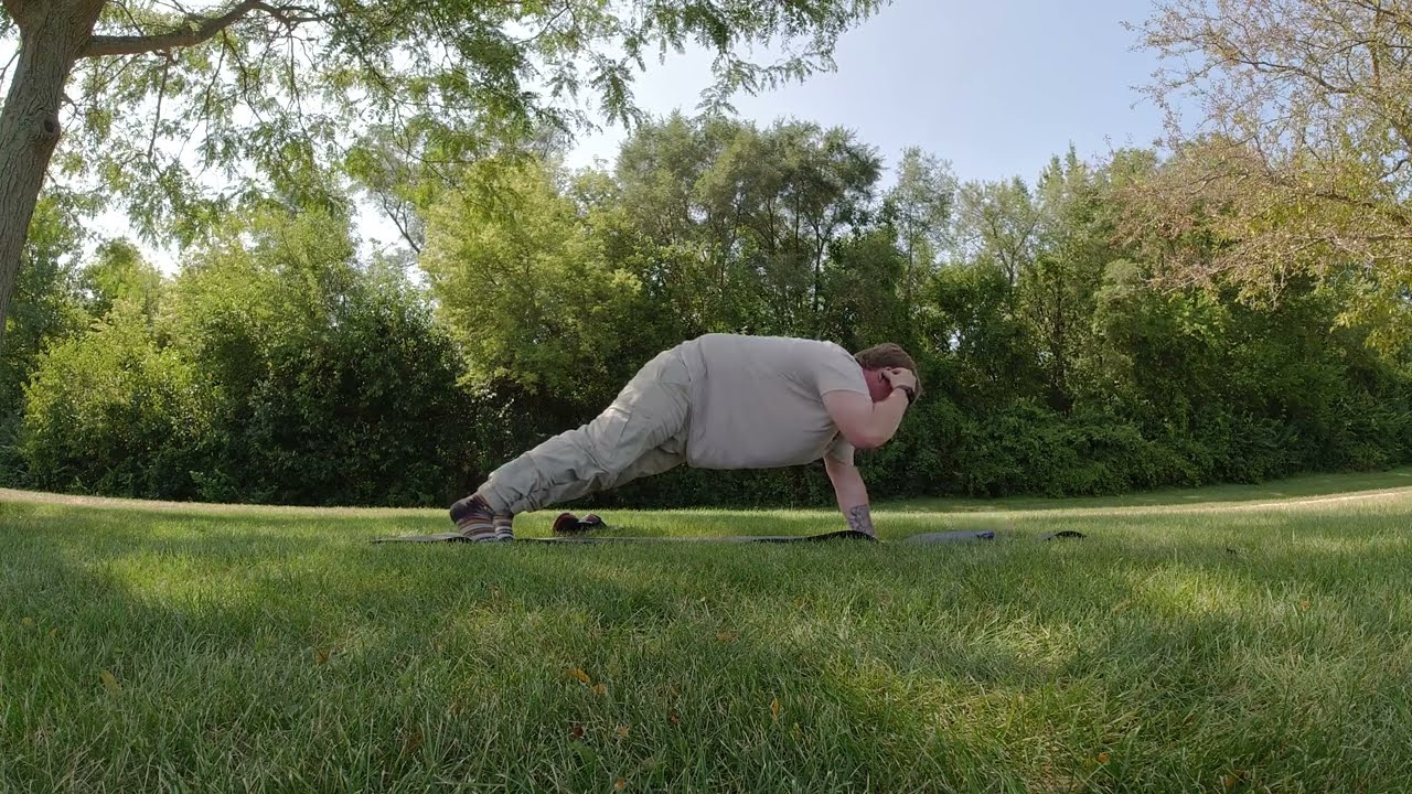 Planks for Progress: (Day 24) Planking to Andy Arcade 'The Way'
