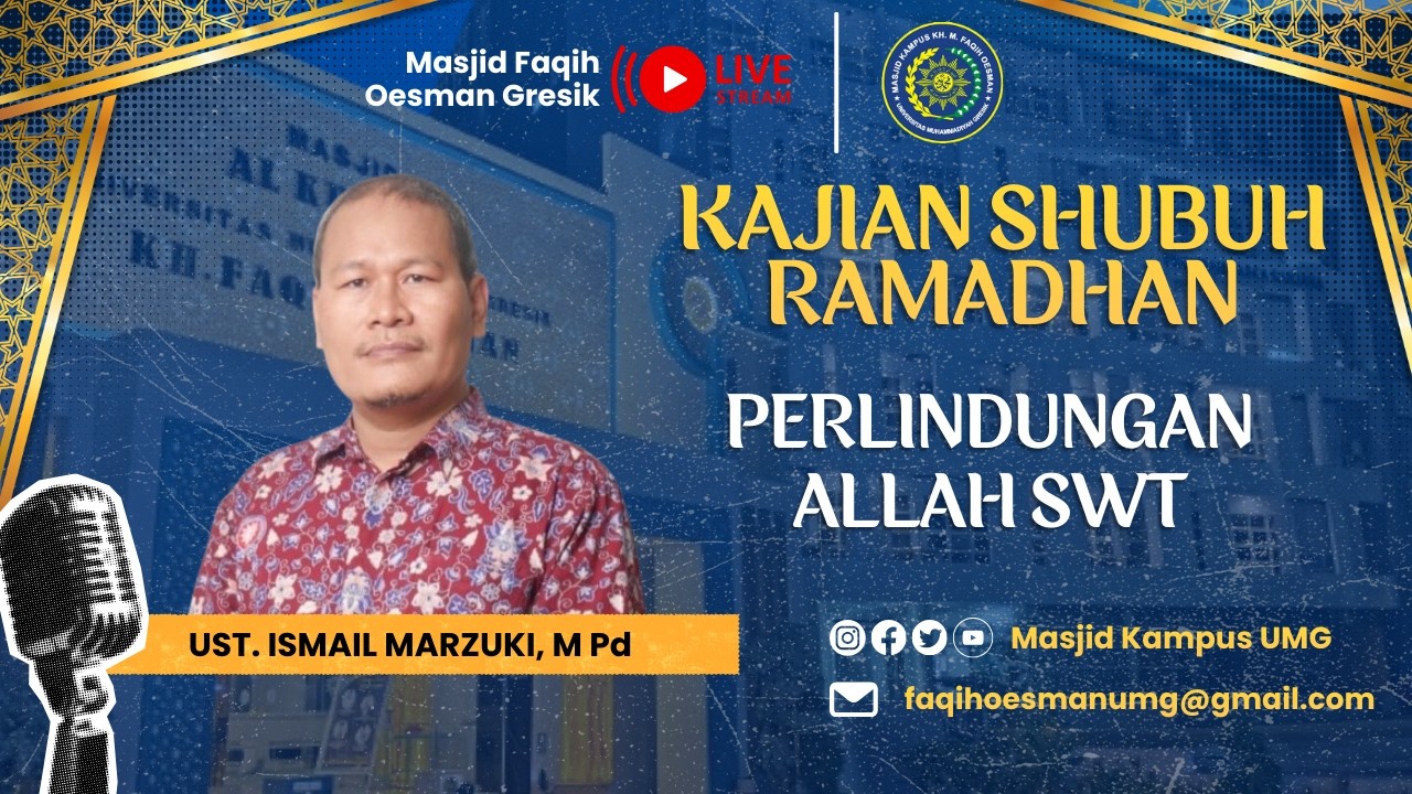 [ 🔴 Live ] : KAJIAN RAMADHAN || PERLINDUNGAN ALLAH SWT || UST. ISMAIL MARZUKI, M Pd