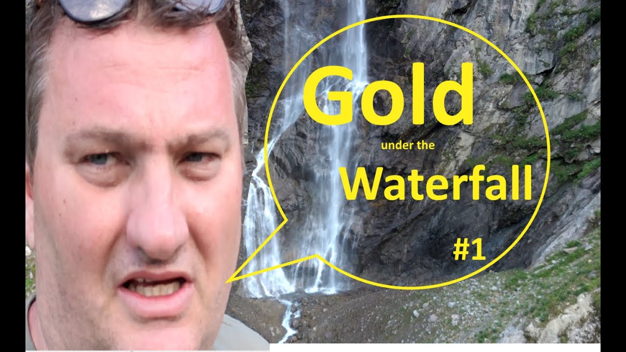 Goldwaschen in Österreich - Gold Prospecting in Austria Part III Waterfall- Summer2020 - Drone