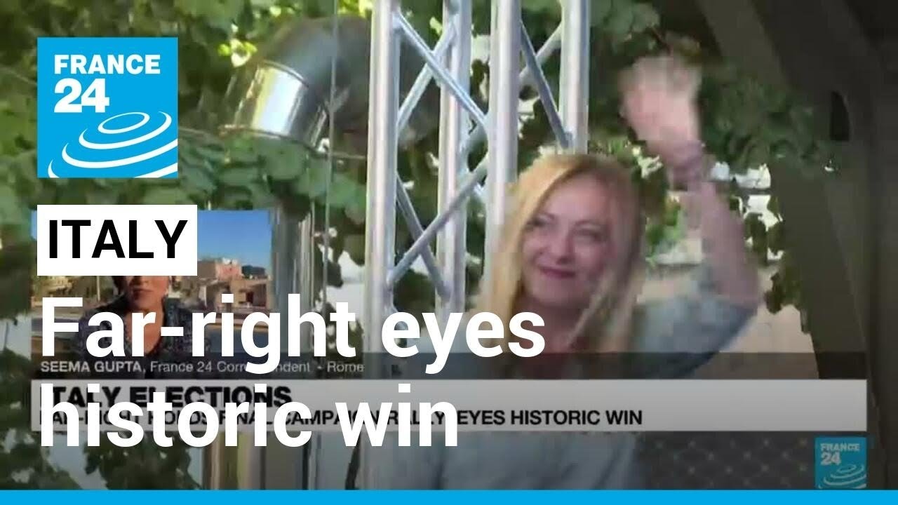 Italy elections: Far-right holds final campaign rally, eyes historic win &bull; FRANCE 24 English