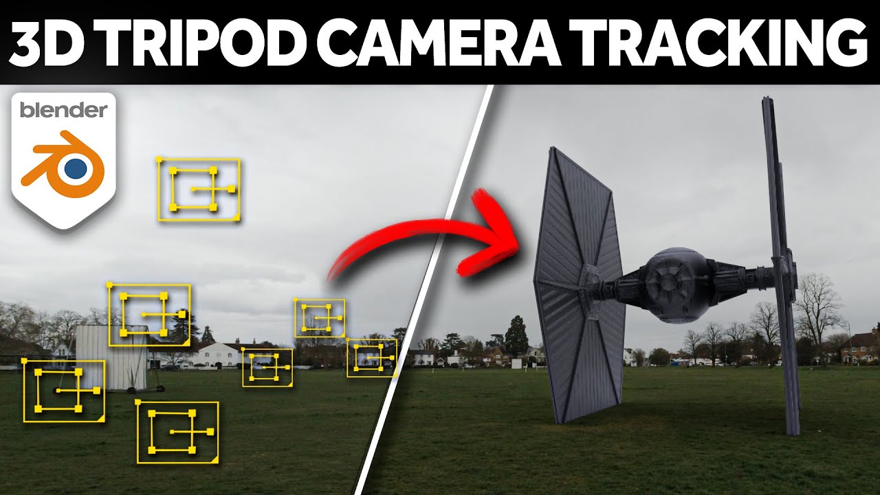 Blender 3D Camera Tripod Tracking Beginner Tutorial.