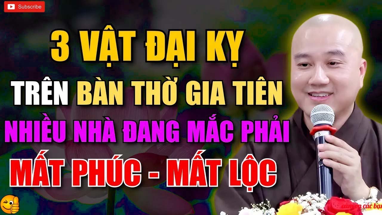 BÀN THỜ GIA TIÊN ĐẠI KỴ 3 VẬT NÀY   RẤT NHIỀU GIA ĐÌNH ĐANG MẮC PHẢI MÀ KHÔNG BIẾt