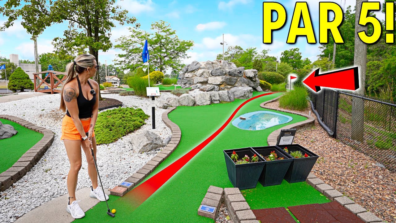 Never Seen Before INSANE Mini Golf Course! - MUST PLAY!