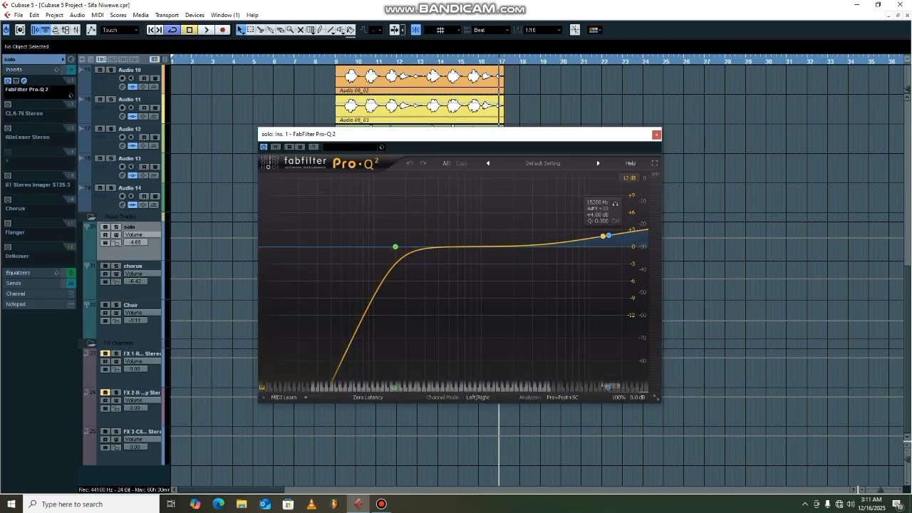 jinsi ya kumix vocal cubase5#sifangwila