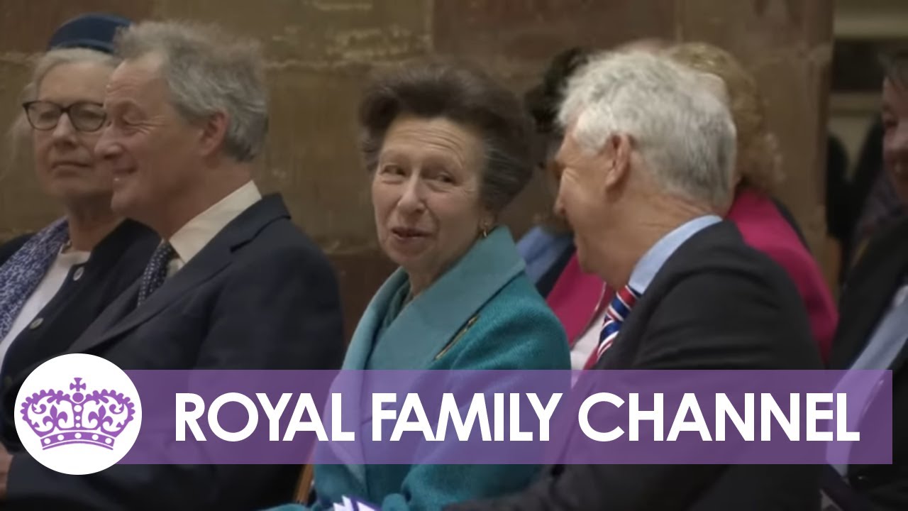 Princess Anne attends Gloucestershire Cathedral Service