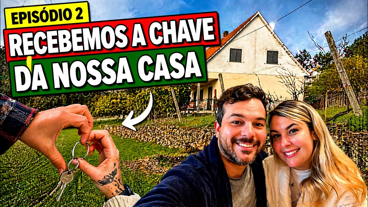 🏡 Ep 2 | Recebemos a chave da nossa casa própria em Portugal