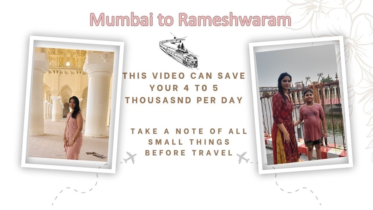 Mumbai to Rameshwaram tour guide | Journey via train #Rameshwaram #travelvlog